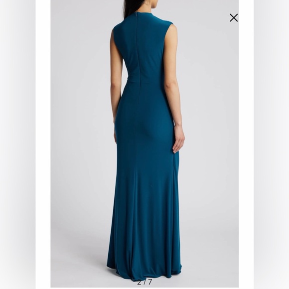 Betsy & Adam Teal Dress - Picture 2 of 9